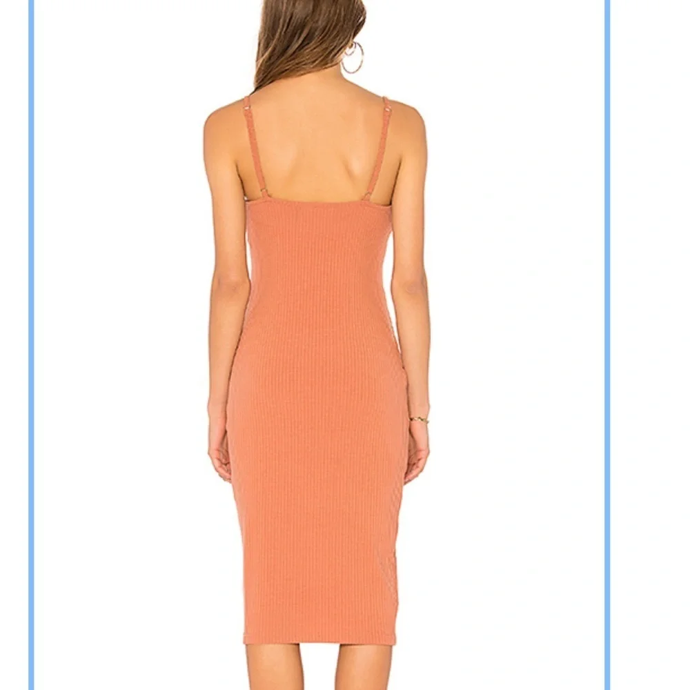 New MinkPink Tie Front Masala Dress - Picture 3 of 7